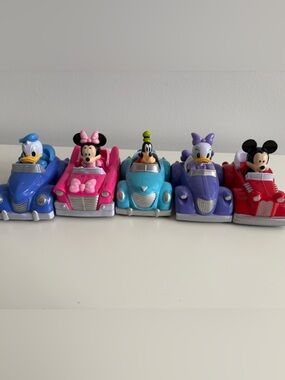 Disney Minnie, Goofy & Daisy Character Cars - Pink, Blue, Purple